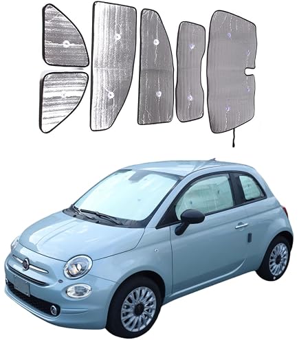 Amazon | フィアット 500 2010～2022年に対応 メッシュサンシェード 車